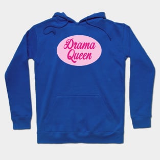 Drama Queen - Diva Princess Oval Light Pink Hoodie